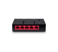 Mercusys Switch di rete 5 porte Black e Red MS105G Gigabit (1000Base-TX)