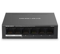 Switch Desktop 6 Porte 10/100Mbps con 4 Porte PoE+ - MS-MS106LP