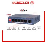 Switch desktop 6 porte con 4 porte PoE - Dahua CS4006-4ET2GT-60