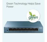 TP-Link LS108G Non gestito Gigabit Ethernet (10/100/1000) Blu