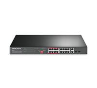 Mercusys 16-Port 10/100Mbps + 2-Port Gigabit Rack Switch MS118CP Nuovo