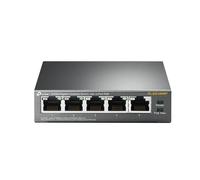 TP-LINK TL-SG1005P Non gestito Gigabit Ethernet (10/100/1000) Nero Supporto Power over Ethernet (PoE)