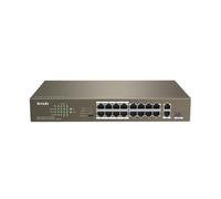 Switch Di Rete 10/100 Poe 16 Porte+2 Porte Gigabit TENDA TN380550