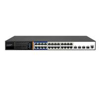 LINK LKSWPOE24L3 LKSWPOE24L3 Switch di Rete 24 Porte Poe 400 Watt + 4 Porte Sfp Gigabit e Una Porta Console Layer 3