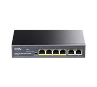 SWITCH DI RETE 4 PORTE POE + 2 PORTE UPLINK RJ45 10/100MBPS 60W WATCHDOG NVR