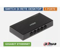 SWITCH DI RETE 5 PORTE Gigabit 10/100/1000 Mbps DAHUA DH-PFS3005-5GT