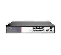 LINK LKSW8L2 Switch di Rete 8 Porte Gigabit Poe 150 Watt + 2 Porte Sfp e Una Porta Console Rj45 Layer 2