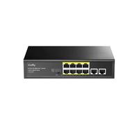 SWITCH DI RETE 8 PORTE PoE + 2 Porte Uplink 10/100Mbps 120W SWATCHDOG NVR FS1010