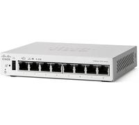 CISCO Catalyst 1200 8-Port Switch / Data-Only / no uplinks / PoE-powered Device (C1200-8T-D)