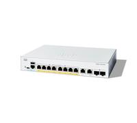 Switch di rete Cisco Catalyst 1300 Gestito L2 Gigabit Ethernet (10/100/1000) Supporto Power over (PoE) Grigio [C1300-8P-E-2G]