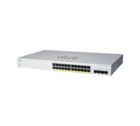 Switch di rete Cisco CBS220-24P-4G Gestito L2 Gigabit Ethernet [10/100/1000] Supporto Power over [PoE] 1U Bianco (Cisco Business 220 Series - smart 24 x 10/100/1000 [PoE+] + 4 SFP [uplink] rack-mountable PoE+ [195 W]) [CBS220-24P-4G-UK]