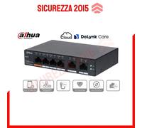 Switch di rete Cloud Managed 4 porte PoE + 2 porte RJ45 - CS4006-4ET-60