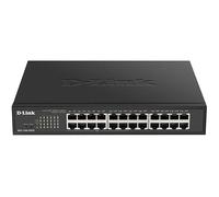 D-Link DGS-1100-24PV2/E Smart Switch Gestito PoE, 24 Porte Gigabit di cui 12 Porte PoE a 100W, 802.3af/at, Supporto VLAN, Funzionalità layer 2, QoS, 802.3az EEE - Cavo di alimentazione UE