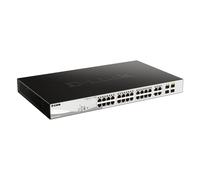 D-Link DGS-1210-24P switch di rete Gestito L2 Gigabit Ethernet (10/100/1000) Supporto Power over Ethernet (PoE) Nero