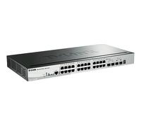 D-Link DGS-1510-28P switch di rete Gestito L3 Gigabit Ethernet (10/100/1000) Supporto Power over Ethernet (PoE) Nero