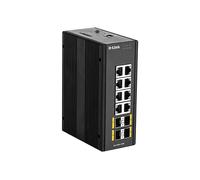 Switch industriale gestito D-Link DIS-300G-12SW 8 porte Gigabit + 4 porte SFP