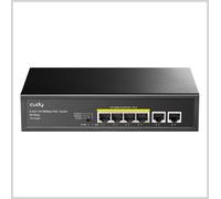 SWITCH DI RETE FAST ETHERNET CUDY FS1006P 6 PORTE 10/100 MBIT/S POE PLUG-AND-PLA