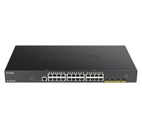 D-Link DGS-1250-28XMP switch di rete Gestito L3 Gigabit Ethernet (10/100/1000) Nero Supporto Power over (PoE) [DGS-1250-28XMP]