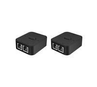 Switch di rete Gigabit 2x2 porte RJ45, splitter di rete, estensore di cavo, switcher di rete esterno a 2 vie