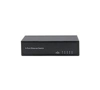 Switch di rete Gigabit a 5 porte, splitter Ethernet compatto da 1000 Mbps per montaggio su scrivania e a parete, plug and play.