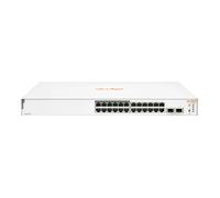 Switch di rete HPE Aruba Networking Instant On 1830 24G 12p Class4 PoE 2SFP 195W Gestito L2 Gigabit Ethernet [10/100/1000] Supporto Power over [PoE] 1U (ARUBA ION - SW UK) [JL813A#ACC]