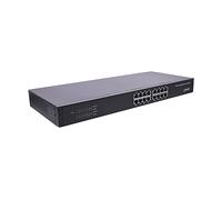 SWITCH DI RETE INLINE 32311O 16 porte Gigabit, montaggio rack 1U, fanless, metallo