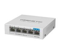 Keenetic Poe+ Switch 5 (Kn-4610) Switch 1 Porta 1Gbps + 4 Porte 1 Gbps Poe+ Potenza Massima Erogab