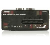 SWITCH DI RETE KVM STARTECHCOM USB 4 porte con audio, 10/100 mbit/s