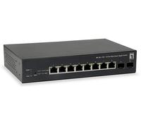 LEVELONE GEP1051 - 10-port Gigabit Ethernet switch, PoE, SFP