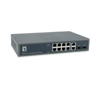 LevelOne GEP-1221 switch di rete Non gestito Gigabit Ethernet (10/100/1000) Supporto Power over Ethernet (PoE) Nero