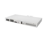 Switch di rete Mikrotik CRS418-8P-8G-2S+RM Cloud Router/Sw L2/L3 Gigabit Ethernet [10/100/1000] Supporto Power over [PoE] 1U (MikroTik CRS418 Router 16 Port PoE - CRS418-8P-8G-2S+RM) [CRS418-8P-8G-2S+