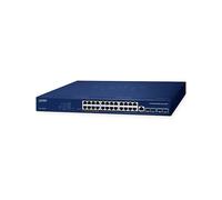 Planet Switch di rete gestito GS-6311-24HP4X - 24 porte PoE+ L3 Gigabit (10/100/1000)
