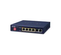 SWITCH DI RETE PLANET GSD-604HP, 6 Porte