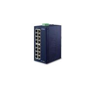Switch di rete - Planet - ISW-1600T - 16 porte - Fast Ethernet (10/100) - IP30, protezione ESD
