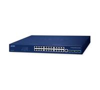 Switch di rete PLANET Layer 3 24-Port 10/100/1000T Gestito L3 Gigabit Ethernet [10/100/1000] Supporto Power over [PoE] Blu (Planet Managed GS-6311-) [GS-6311-24T4X]