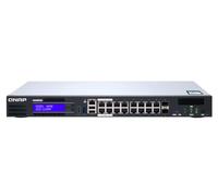 QNAP QGD-1600P Gestito Gigabit Ethernet (10/100/1000) Supporto Power over Ethernet (PoE) 1U Nero, Grigio