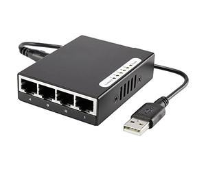 Switch di rete Renkforce RF-4451433 5 porte 100 MBit/s Alimentazione USB
