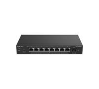 Ruijie Networks RG-ES209MG-P switch di rete Gestito L2 2.5G Ethernet (100/1000/2500) Supporto Power over Ethernet (PoE) Nero