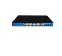 Switch di Rete, Switch POE Gestito Gigabit L2+ 24 Porte RJ45 Base-T 10/100/1000M Con Supporto Slot In Fibra 4 * 1G/2.5G/10G SFP+ QOS/DHCP/VLAN,Affidabile(S2924GM-AP)