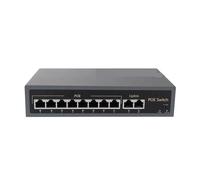Switch di Rete, Switch POE IEEE802.3af A 8 Porte 10/100M + 2 Porte 10/100/1000M 120W 48V Power Over Ethernet For Switch Di Rete Del Di Telecamere IP,Affidabile