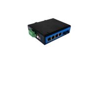 Switch di Rete, Switch POE Industriale Switch Ethernet In Fibra Gigabit Completo 10/100/1000Mbps Base-T DIN IP40 Switch Di Rete POE Industriale 6KV,Affidabile(PIS1706-4FE(100M))