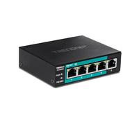 TRENDnet 6-Port Unmanaged Fast Ethernet Long Range PoE+ Switch, 4 x PoE+ Ports,