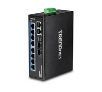 TRN TI-G102 - Switch, 10-Port, Gigabit Ethernet, DIN Rail