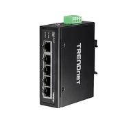 TRENDnet, TI-G50, Switch industriale a guida DIN Gigabit Ethernet a 5 porte, capacità di commutazione 10 Gbps,