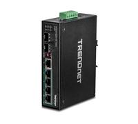 TRN TI-PG62 - Switch, 6-Port, Gigabit Ethernet, DIN Rail, PoE+
