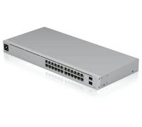 Switch UniFi Ubiquiti USW-24-POE (24 porte Gigabit EthernetGigabit SPF+ rack 95W 1U)