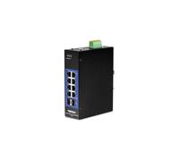 switch din-rail 10-port ind.gb l2 mgd nero, Router, Wifi, Rete 10-PORT IND.GB L2 MGD SWITCH DIN-RAIL 182893
