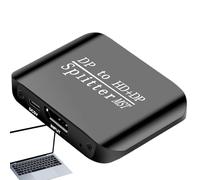 Switch Display Port,Adattatore DP 4K per Espansione Porte - Adattatore Doppio Schermo con Display Splittato per Casa Ufficio e Didattica