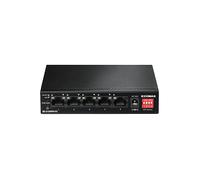EDI ES-5104PHV2 - Switch, 5-Port, Fast Ethernet, PoE+, DIPs