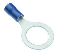 Switch Electronics 10 Pezzi Blu Connettore Crimp ad Anello Isolato 13mm